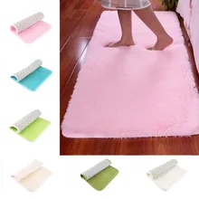 Новая мода Flokati лохматый коврик для сидения ковер Бежевый Ковер Анти-ковры для скольжения подходит для гостиной и спальни мягкий ковер 40*60 см