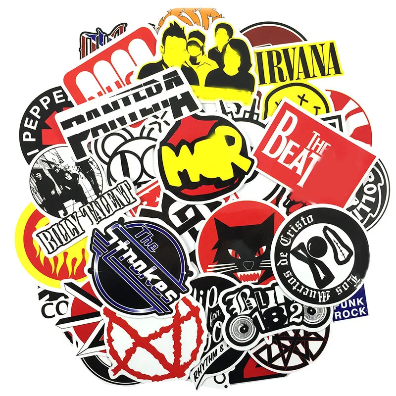 50 قطعة ملصقا الصخور الموسيقى الرجعية الفرقة الكتابة على الجدران JDM ملصقات لديي الغيتار دراجة نارية الأمتعة المحمولة لوح التزلج سيارة على الج... 50 قطعة ملصقا الصخور الموسيقى الرجعية الفرقة الكتابة على الجدران JDM ملصقات لديي الغيتار دراجة نارية الأمتعة المحمولة لوح التزلج سيارة على الج...