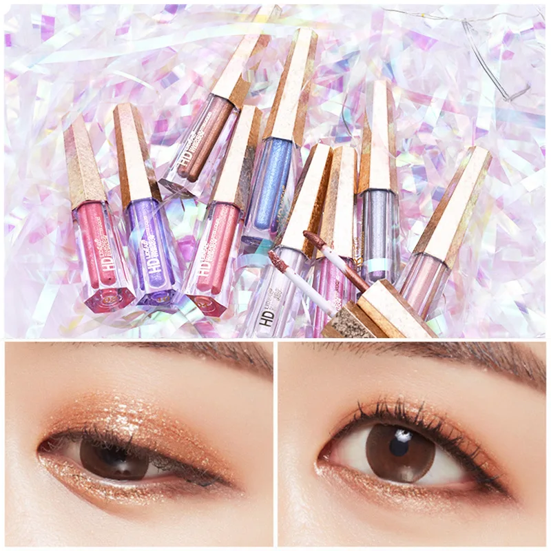 

12 Colors Glitter Eyeshadow Shadows Eyeshadow Pallete Waterproof Liquid Shimmer Eye Shadow Makeup Palletes of Shadows