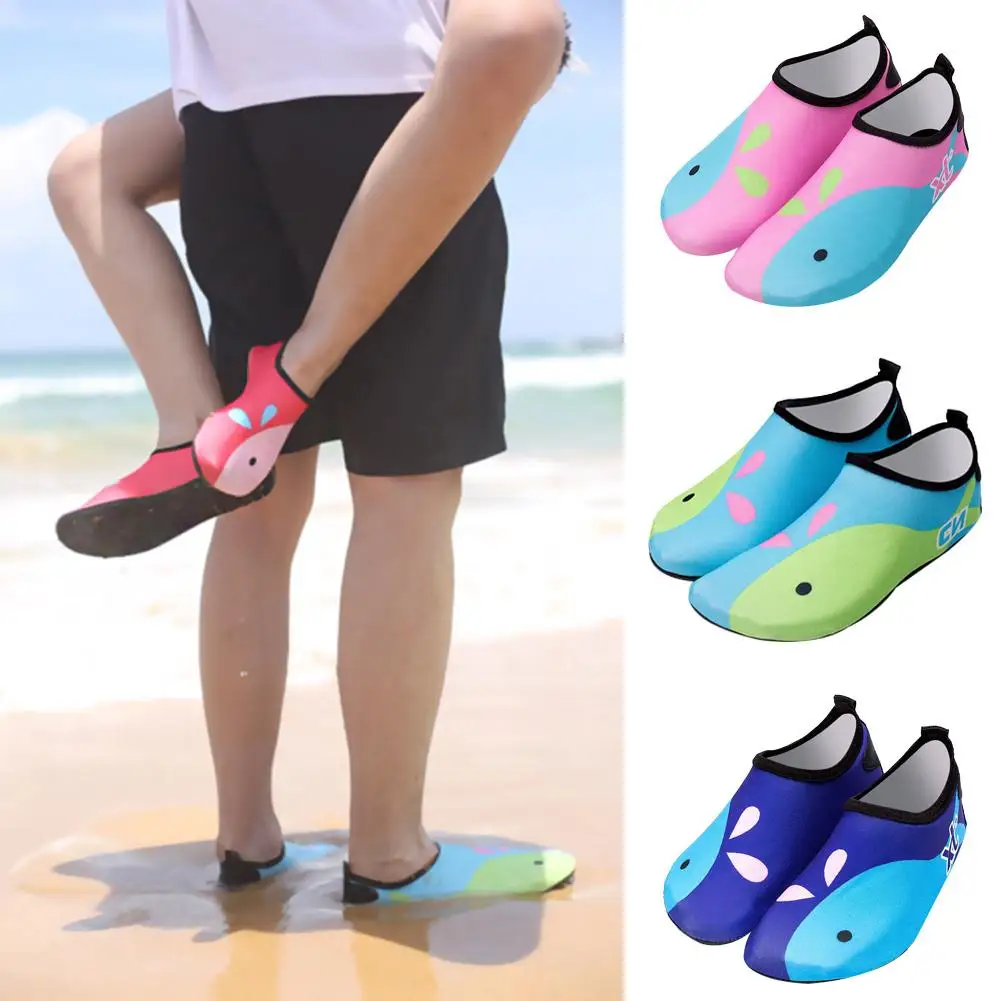 

Stylish Water Sport Swim Surf Beach Yoga Exercise Anti-Slip Adult Kids Women Flat Shoes