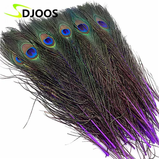 50 PCS Natural Peacock Feathers For Sale Costume Centerpieces 25 30cm