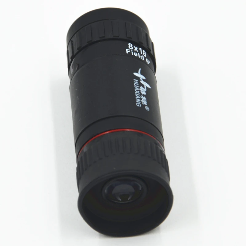8X18 أحادي تلسكوب المحمولة مناظير فيلم الأزرق مزدوجة التركيز منخفضة ضوء للرؤية الليلية 131 M/1000 M
