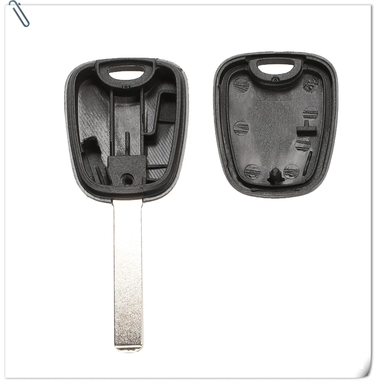 Keyforkess 10X Transponder Car Key Shell per Peugeot 106 107 307 207 306 406 per Citroen C2 C3 C4 SX9 NE73 VA2 HCA NE78 Fob Case - HTB1m5X1b21H3KVjSZFHq6zKppXaD