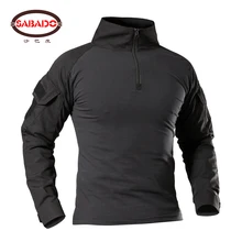 Мужская камуфляжная футболка CS Wargame с длинным рукавом для охоты, Тактическая Военная армейская форма, дышащие Военные рубашки для пеших прогулок