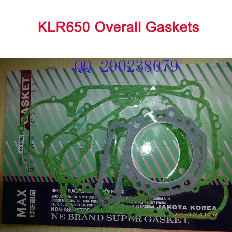 KLR650 KLR 650 Overall Gaskets Repair Kits Gasket Sets For Kawasaki