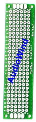 

( 100 pcs/lot ) Double-Side Prototype PCB,Universal Board, 20x80mm.