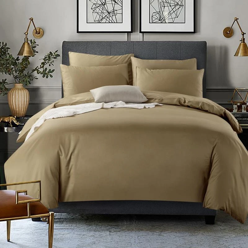 1 Piece Duvet Cover with Zipper 100 Cotton Case Twin Full Queen King