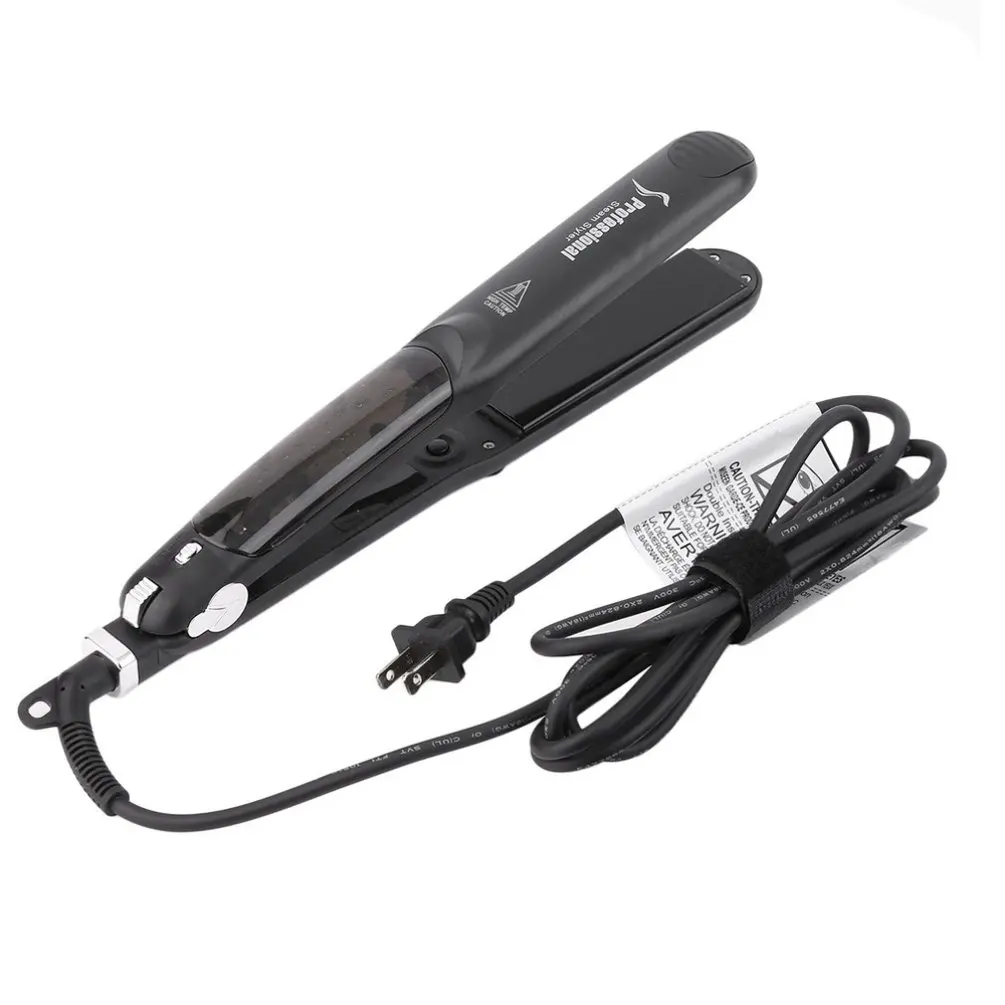 

Professional Ceramic Steam Hair Straightener Fast Heating Hair Flat Iron Vapor