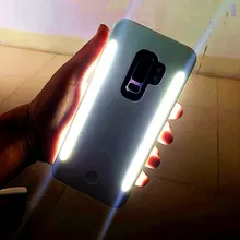 Анти-осень 3 поколения светодиодный роскошный светящийся чехол для телефона для samsung Galaxy S9 plus защитный чехол сумка для S8 S10 Plus чехол