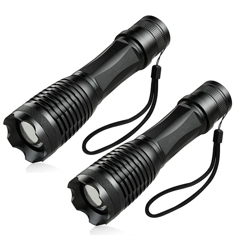 

LED Flashlight, Super Bright 800-1200 lumen T6 Flashlight, Portable Adjustable Focus Flashlight, 5 Modes Adjustable, Flashligh