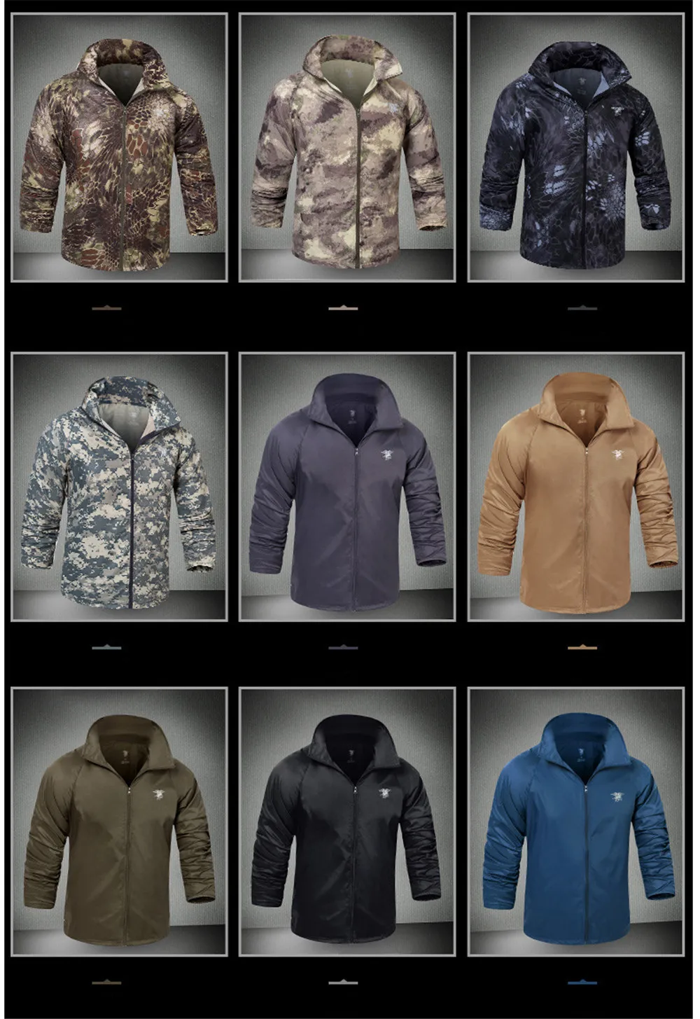 Saenshing, уличная водонепроницаемая куртка, Мужская, кожа, дождевик, камуфляж, охотничья одежда, дышащая, военная, тактическая куртка, ветровка