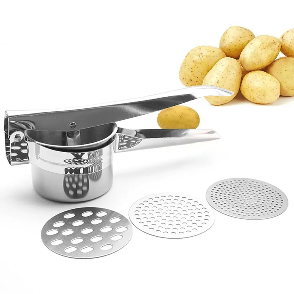 Mash Potato Ricer Set Stainless Steel Ricer Set, Baby Food Strainer
