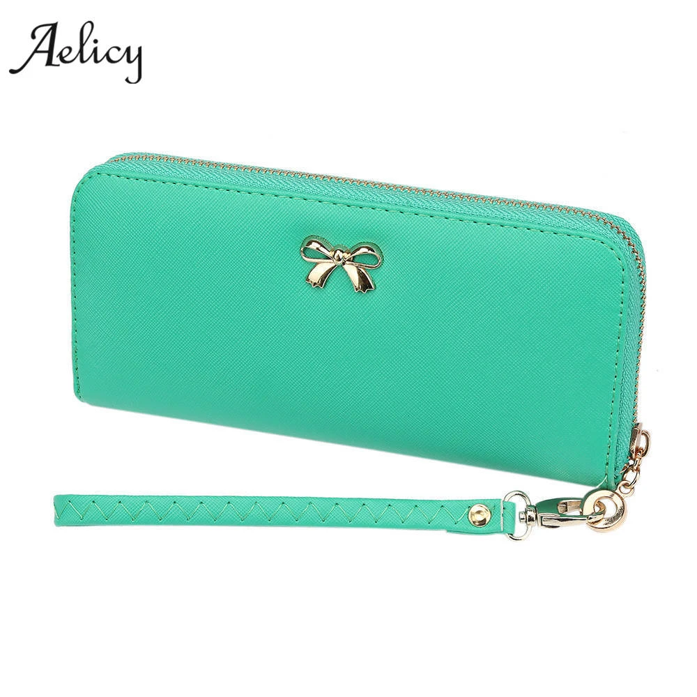 Aelicy, Cartera de lujo de gran capacidad, monederos de charol para mujer, billetera con cremallera femenina, bolso de mano de día, monedero negro, Cartera de marca de - AliExpress