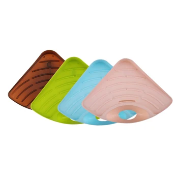 

Multifunctional Draining Rack Sink Corner Sponge Storage Shelf for Kitchen store cleaning tools such as brushes sponges HTQ99