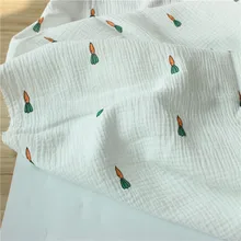 Двойная марля, пенная пряжа моркови, противомоскитные брюки, пижамная ткань