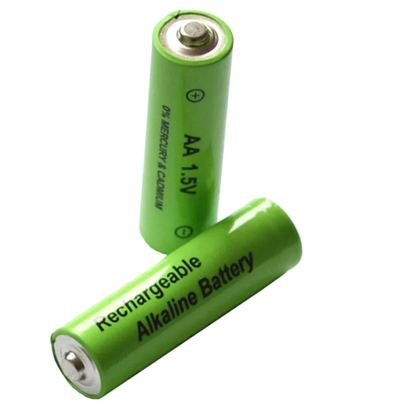 2019 100% новая перезаряжаемая батарея 1 5 V AA 3000mah Новая Щелочная аккумуляторная для led