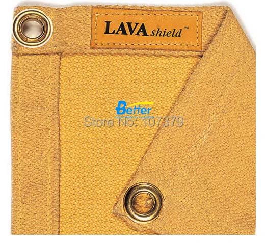 

538 Centigrade Heavy Duty Vermiculite Impregnated Welder Screen Fiberglass with Brass Grommets Premium Welding Blanket