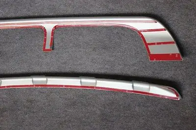 Алюминиевый Сплав передний+ Задний бампер протектор для Mitsubishi outlander sport ASX RVR 2013