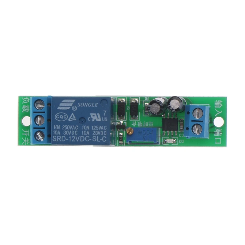 

DC 12V Signal Trigger Delay Turn Off Delay Timer Switch Relay Module 0-25s
