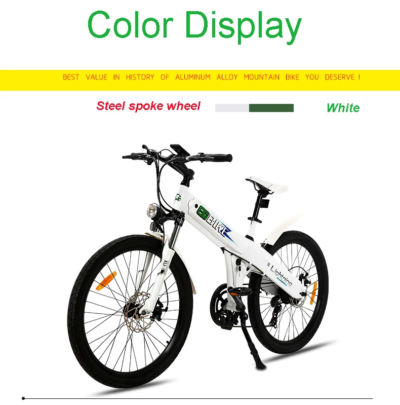 Flash Deal 26 Hybrid Electric Mountain Bike Electric Bicycle Intelligent Emtb Speed Mountain Bicycle Racing Fitness Lithium Battery Ebike 19 Flash Deal 26 Hybrid Electric Mountain Bike Electric Bicycle Intelligent Emtb Speed Mountain Bicycle Racing Fitness Lithium Battery Ebike 19