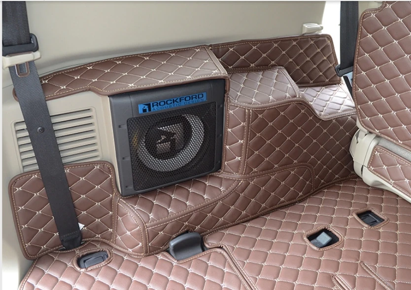 Высокое качество! Полный Комплект ковриков для багажника автомобиля Mitsubishi Pajero 7