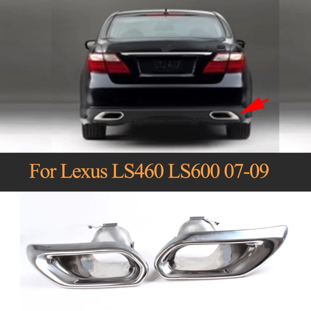 Выхлопная труба из нержавеющей стали выхлопные трубы для Lexus LS460 LS600 2007 2008