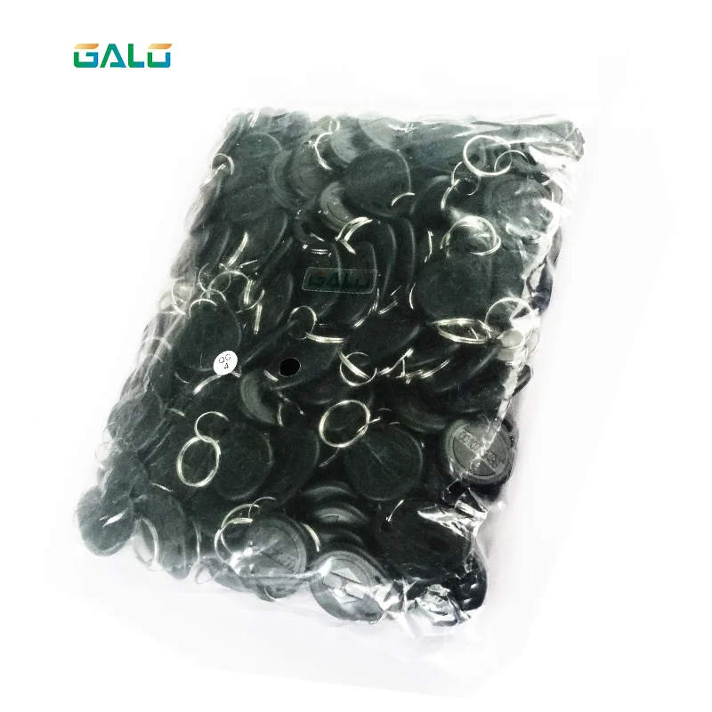 

100pcs/bag 125Khz RFID Tag Proximity Keyfobs Ring Access Control Card 6 Colour for Access Control Card Reader