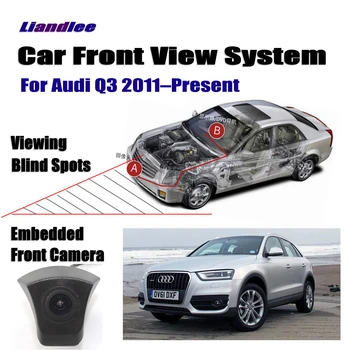

Liandlee Car Front View Camera For Audi Q3 2011-Present 2012 2013 2014 2015 / 4.3" LCD Screen Monitor / Cigarette Lighter Switch