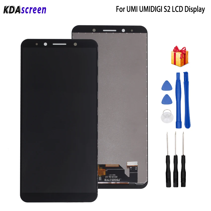 

Original ForUMI UMIDIGI S2 LCD Display Touch Screen Digitizer Replacement For UMI S2 Display Screen LCD Phone Parts Free Tools
