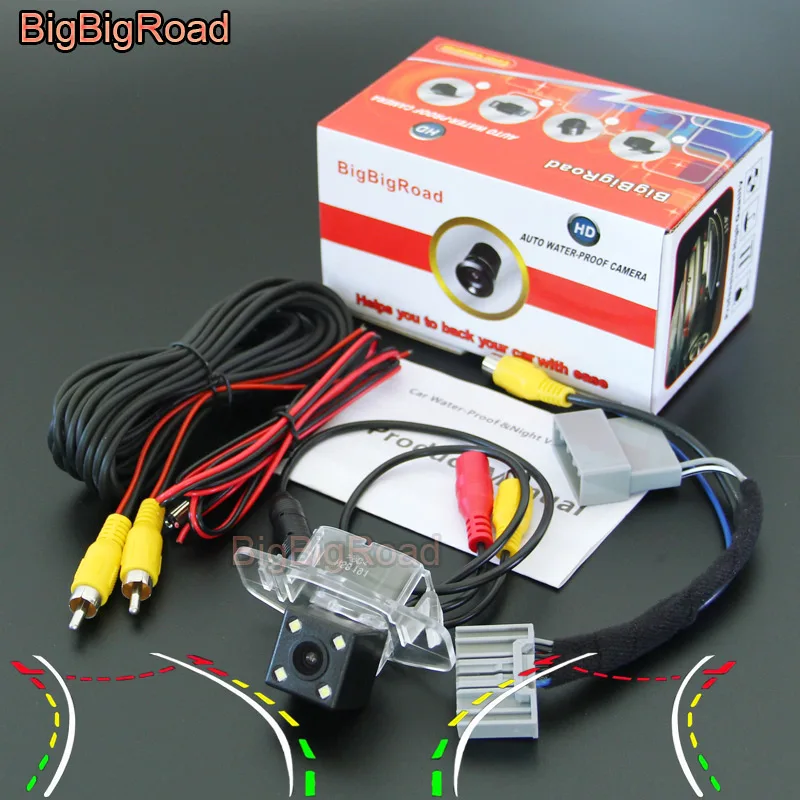 BigBigRoad Автомобильная интеллектуальная камера заднего вида для подключения к оригинальному экрану для Honda Accord MK9 9 поколение 2.4L 2012 - Название цвета: Ordinary