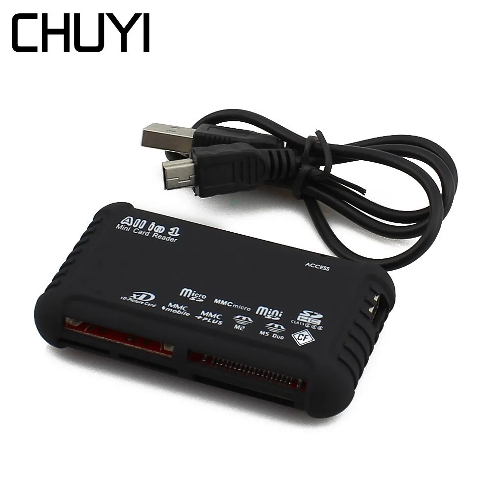 

CHUYI USB Hub 3.0 Multi Adapter Plastic USB 3.0 Splitter With Micro SD Card Reader For PC Huawei Laptop Computer Accessories