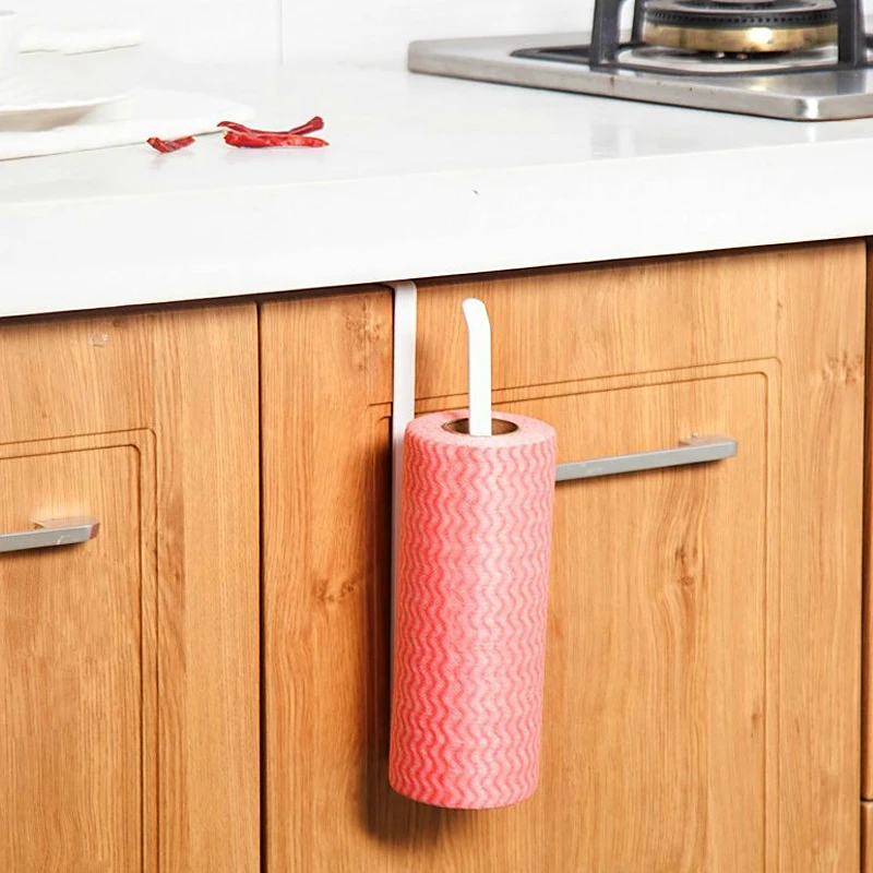 DINIWELL шкаф Бесплатный перфорированный рулон бумаги металлический стеллаж кухонная вешалка для салфеток кухонных полотенец Держатель для тряпок стеллаж для хранения пленки