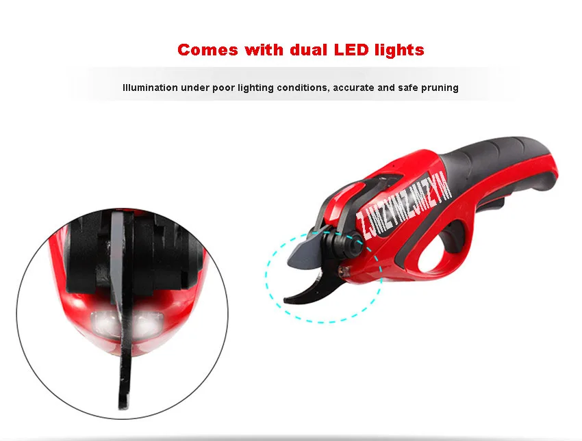 8301-Li-4-14 Электрический секатор для сада и садовые инструменты ветвей плодовых деревьев ножницы 4 V 2.5Ah+ 1 шт. Запасное лезвие