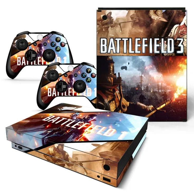 Battlefield индивидуальный Дизайн Наклейка для Xbox One X игры Интимные аксессуары кожи Наклейки всего тела