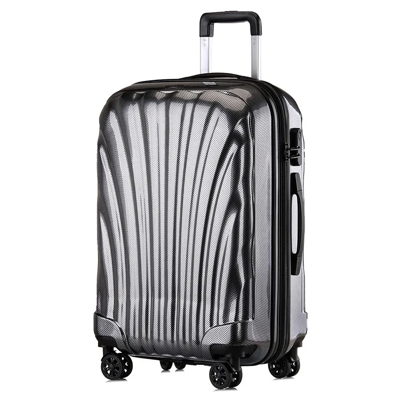 

2019 New Ultra Light Luggage Shell Pattern Suitcase Wheel 360 Degree Rotating Suitcase PC Waterproof Fashion Travel Zipper Box