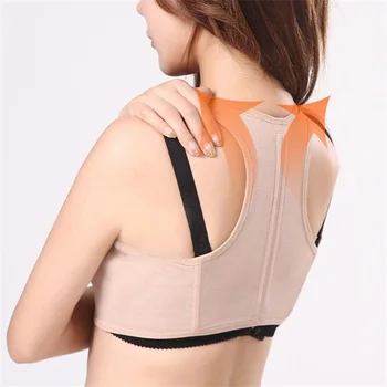 Women Orthopedic Magnetic Therapy Corset Back Posture Corrector Magnetic Belt Shoulder Back Support Posture Correction women back brace support posture corrector corset lumbar support belt upper back posture correction magnetic therapy pain relief