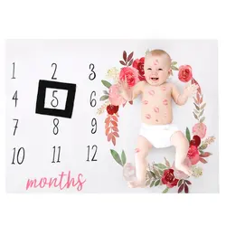 Новорожденных одеяло-Ростомер Детские фланелевые простыни фон из ткани для фотосъемки