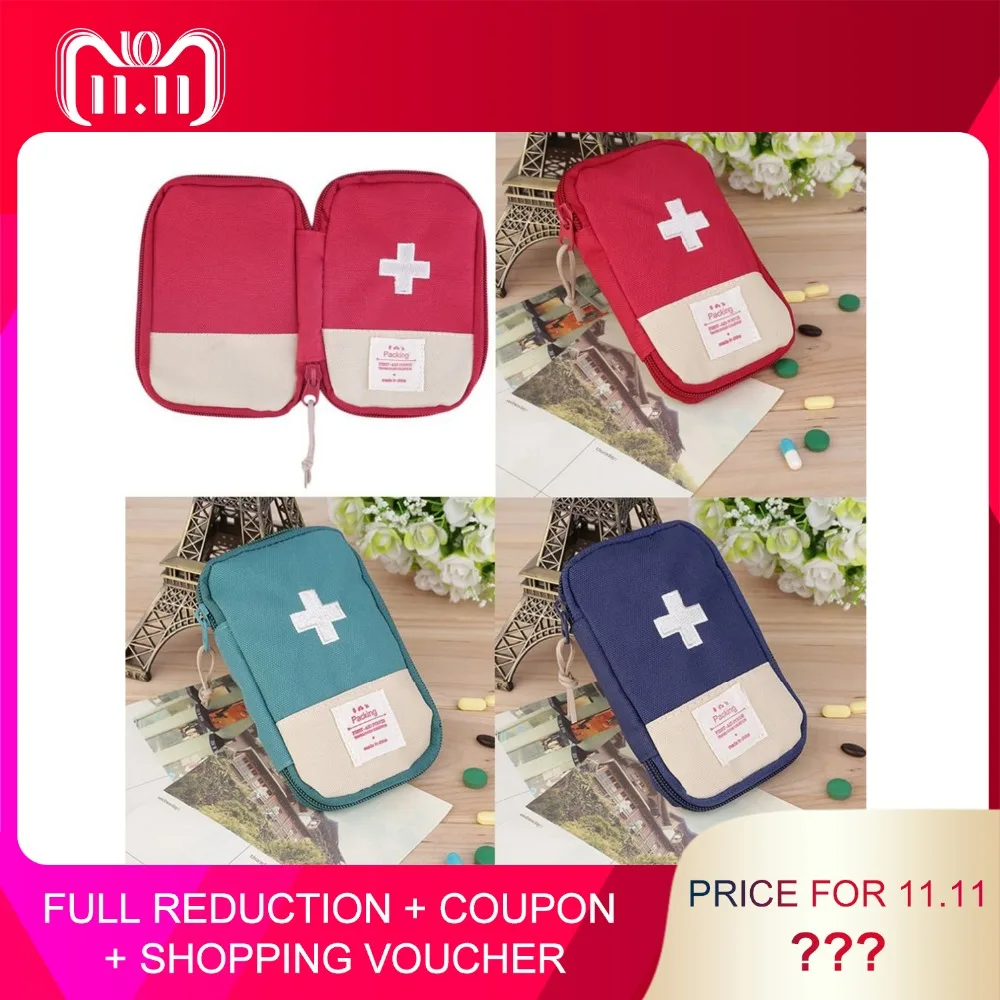 

OUTAD First Aid Kit Medical Bag Durable Outdoor Camping Home Survival Portable first aid bag bag Case Portable 3 Colors Optional