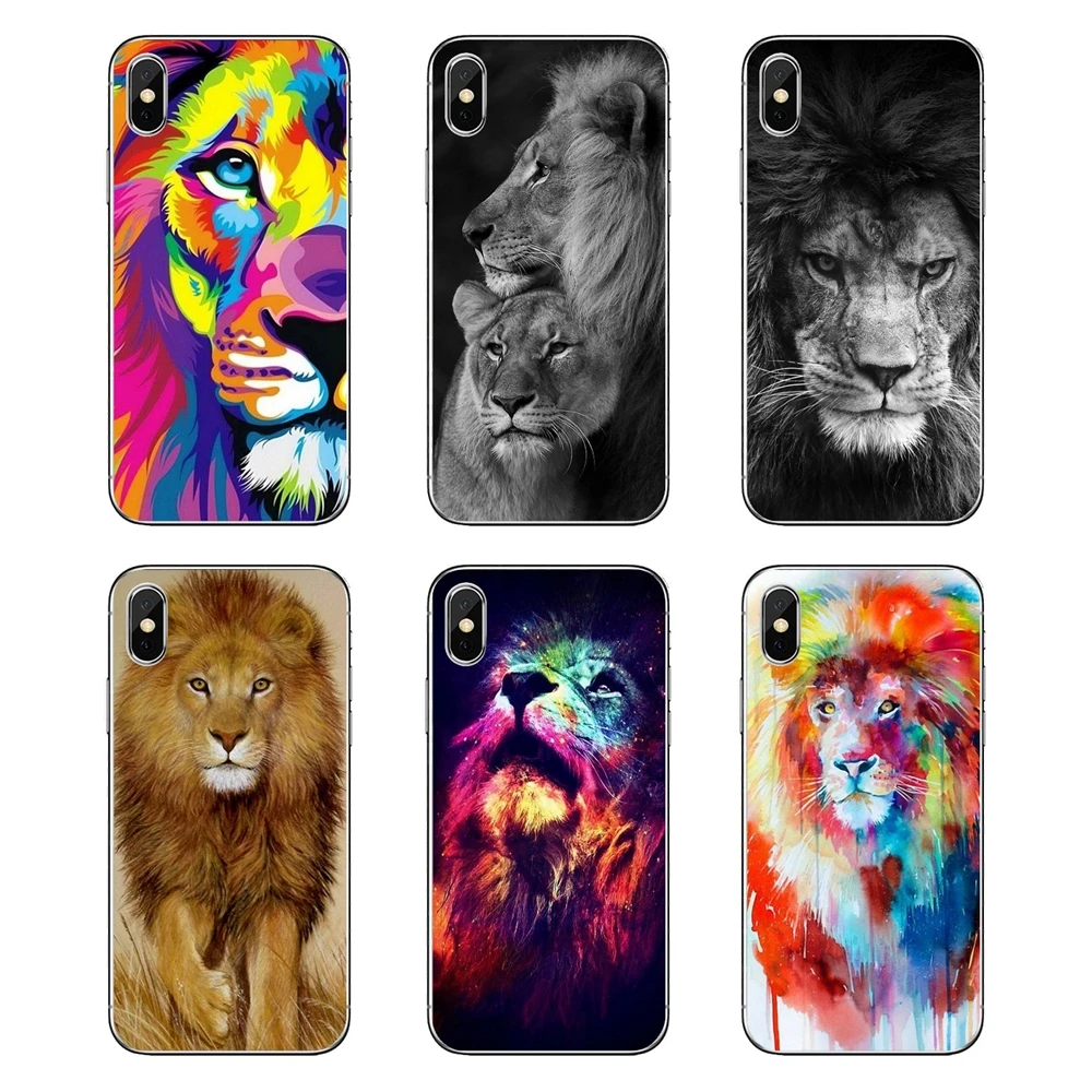 

The Lion King Golden Art Animals Pattern For iPod Touch iPhone 4 4S 5 5S 5C SE 6 6S 7 8 X XR XS Plus MAX Silicone Phone Bag Case