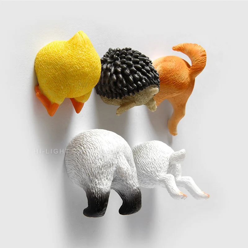 

cartoon Animal Duck sheep dog bear hedgehog Refrigerator Magnet Adornment Magnetic Sticker Fridge Magnets