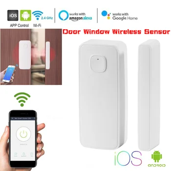 

Smart Alarm Security Door Window Wireless Automation Modules Sensor Compatible Alexa Amazon and Google Home Automation
