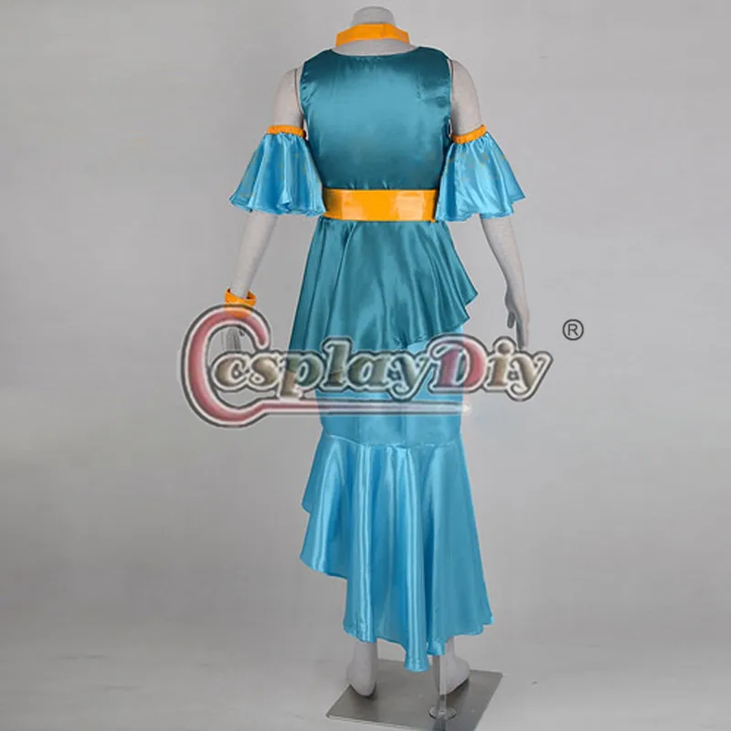 Косплэй DIY Легенда о Zelda Game nayru Косплэй костюм для взрослых Платье для костюмированной вечеринки на Хэллоуин индивидуальный заказ d0723