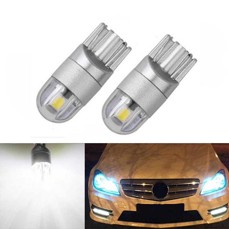 2 шт. Автомобильные светодиодные лампы T10 W5W Samsung W203 W204 W210 W205 W124 W214 W220 W164 C E SLK|Фара