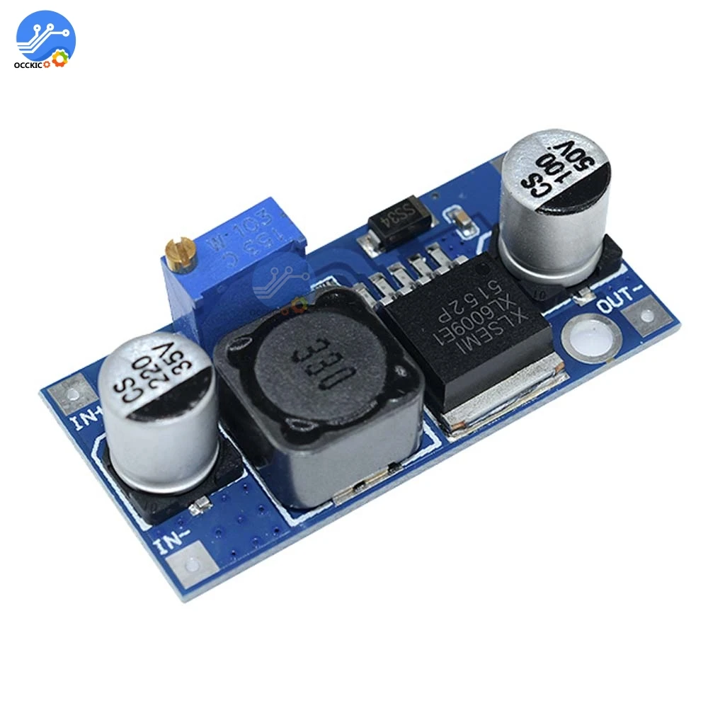 1 шт. регулируемый Повышающий Модуль преобразователя мощности XL6009|module|module xl6009module