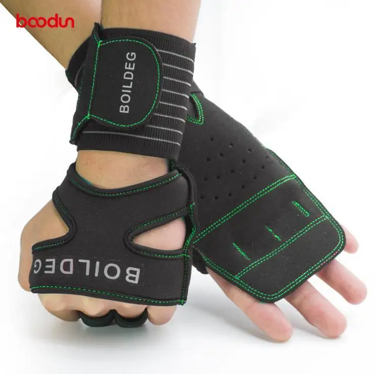 Фитнес перчатки Вес Подъема Спортзал перчатки Для мужчин спортивные перчатки тренировки защита запястья Вес подъема перчатки