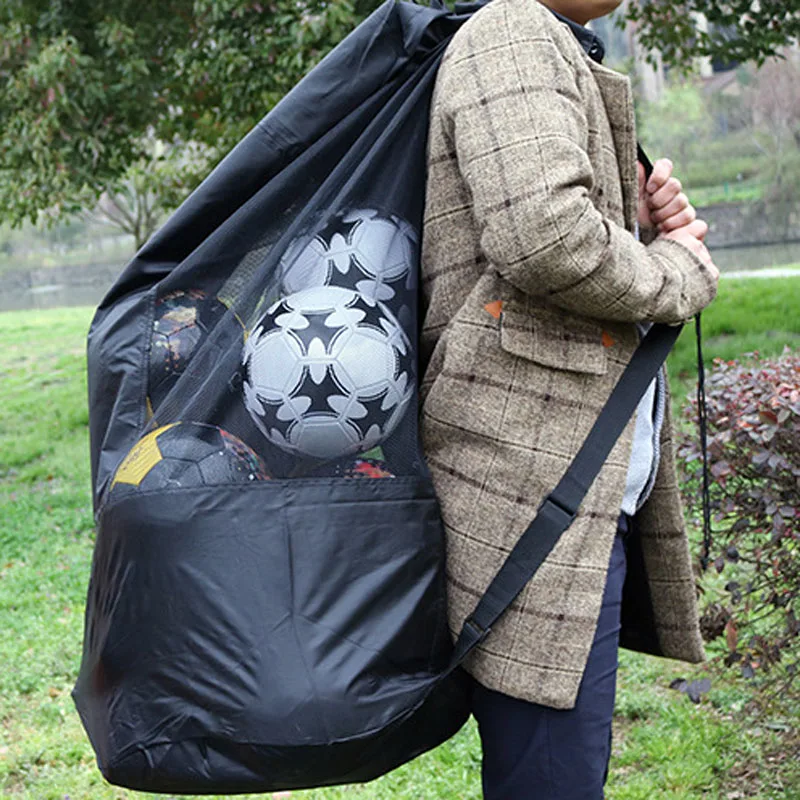 Put 15PCS Balls Adjustable Sliding Drawstring Shoulder Strap Bag for Basketball Volleyball Football Soccer Storage Bag Pocket 30 Put 15PCS Balls Adjustable Sliding Drawstring Shoulder Strap Bag for Basketball Volleyball Football Soccer Storage Bag Pocket 30