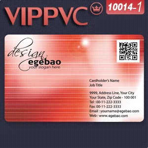 Белый пластиковый 0.3 мм полная цвета хорошего качества визитная карточка a1014-1