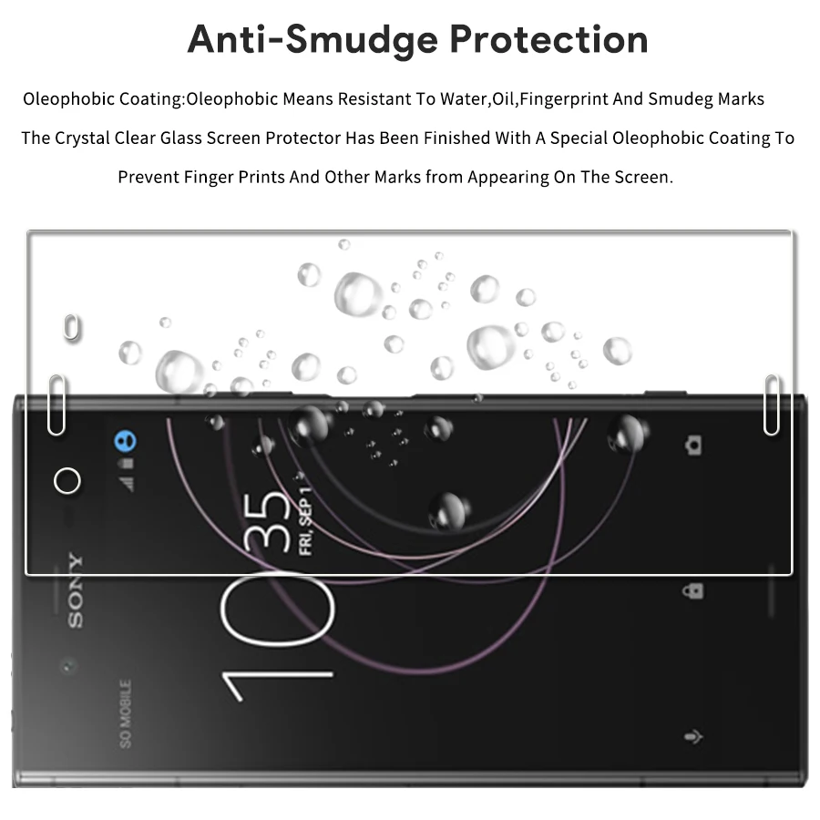 6D закаленное Стекло для Sony Xperia XA XA1 XA2 Ультра X компактный XP XZ XZ2 XZS с загнутыми краями на весь экран Экран Защитная пленка с закругленными краями