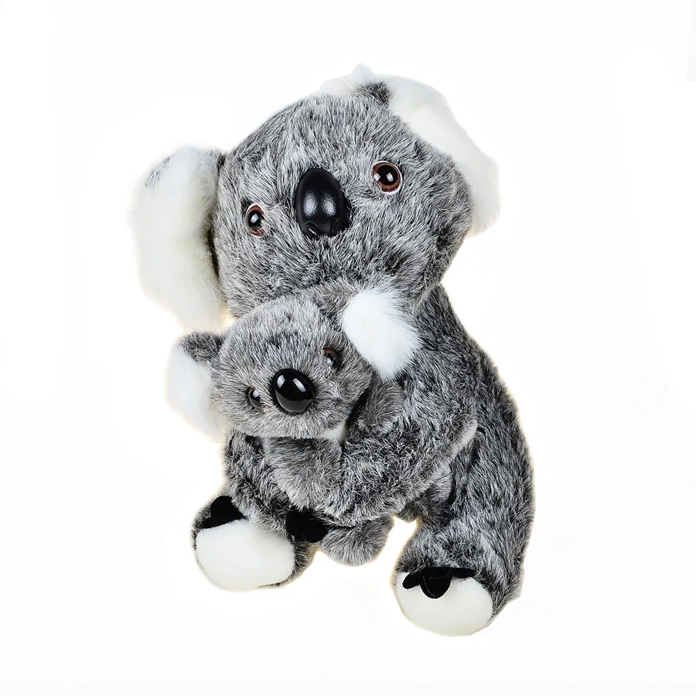 

BOHS Mother and Kid Koala Family Plush Toy Simulation Doll Birthday Girl