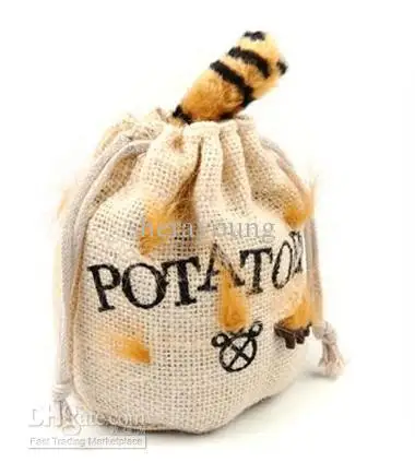 cat in potato sack toy